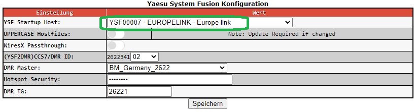 YSF EUROPELINK b