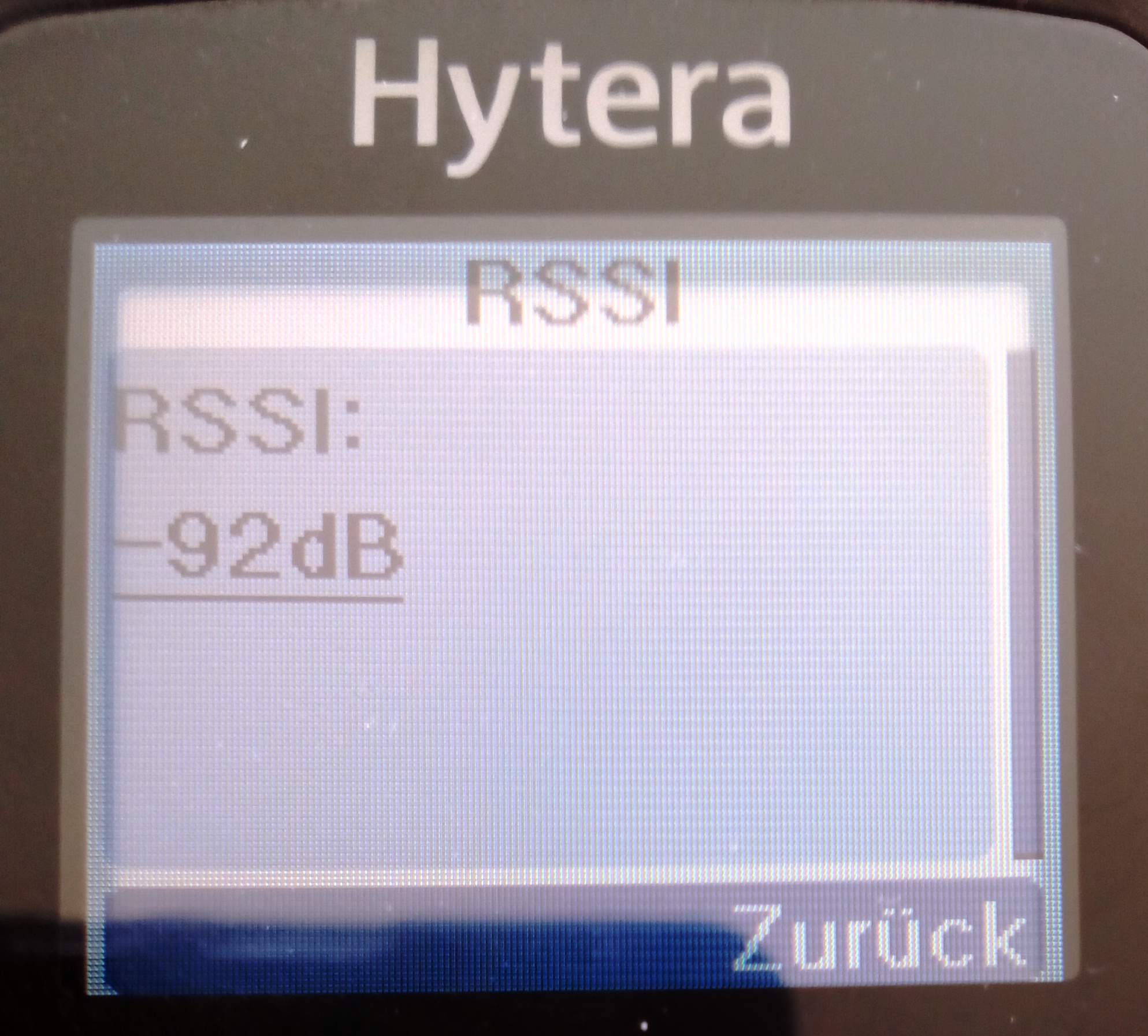 RSSI Anzeige