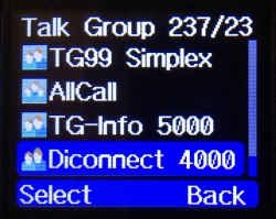 m Menü List TG4000